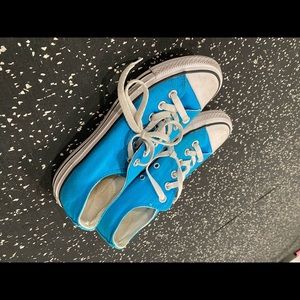 Blue Low Top Converse